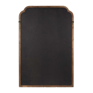 English Elm Efie Large Accent Wall Mirror with Solid Wood Frame – Ideal for Brightening Any Room Decor Effortlessly Rustic Brown 24"W x 36"L HMHD-24M045YBN-RUSTICBRN-GG