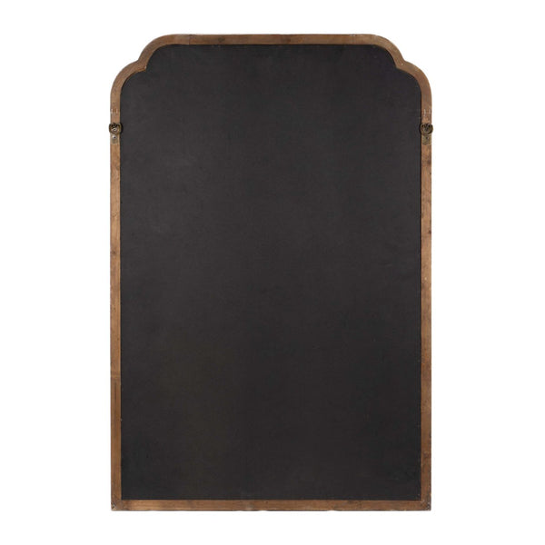 English Elm Efie Large Accent Wall Mirror with Solid Wood Frame – Ideal for Brightening Any Room Decor Effortlessly Rustic Brown 24"W x 36"L HMHD-24M045YBN-RUSTICBRN-GG