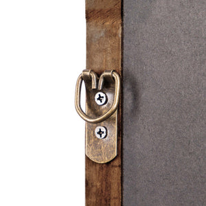 English Elm Efie Large Accent Wall Mirror with Solid Wood Frame – Ideal for Brightening Any Room Decor Effortlessly Rustic Brown 24"W x 36"L HMHD-24M045YBN-RUSTICBRN-GG