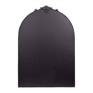 English Elm Esme Traditional Arched Wall Mirror - Elegant Baroque Accent for Home Décor and Easy Installation Black 23.75"W x 34.75"L HMHD-FM23S0793L-BLK-GG