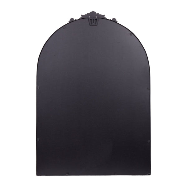 English Elm Esme Traditional Arched Wall Mirror - Elegant Baroque Accent for Home Décor and Easy Installation Black 23.75"W x 34.75"L HMHD-FM23S0793L-BLK-GG