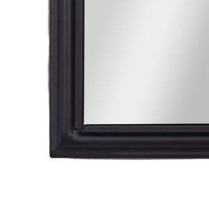 English Elm Esme Traditional Arched Wall Mirror - Elegant Baroque Accent for Home Décor and Easy Installation Black 23.75"W x 34.75"L HMHD-FM23S0793L-BLK-GG