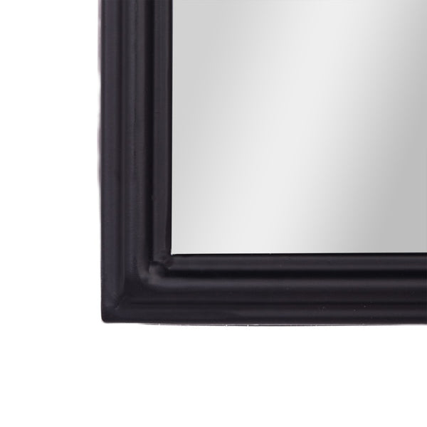 English Elm Esme Traditional Arched Wall Mirror - Elegant Baroque Accent for Home Décor and Easy Installation Black 23.75"W x 34.75"L HMHD-FM23S0793L-BLK-GG