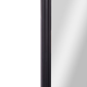 English Elm Esme Traditional Arched Wall Mirror - Elegant Baroque Accent for Home Décor and Easy Installation Black 23.75"W x 34.75"L HMHD-FM23S0793L-BLK-GG