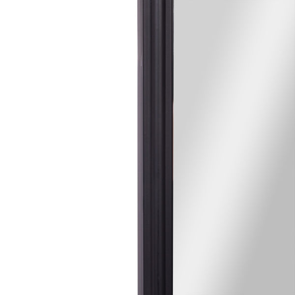 English Elm Esme Traditional Arched Wall Mirror - Elegant Baroque Accent for Home Décor and Easy Installation Black 23.75"W x 34.75"L HMHD-FM23S0793L-BLK-GG