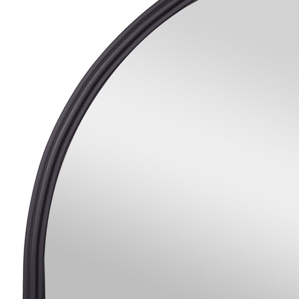 English Elm Esme Traditional Arched Wall Mirror - Elegant Baroque Accent for Home Décor and Easy Installation Black 23.75"W x 34.75"L HMHD-FM23S0793L-BLK-GG