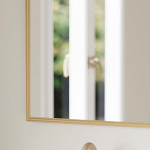 English Elm Esme Traditional Arched Wall Mirror - Elegant Baroque Accent for Home Décor and Easy Installation Gold 20"W x 29"L HMHD-FM23S0793M-GLD-GG