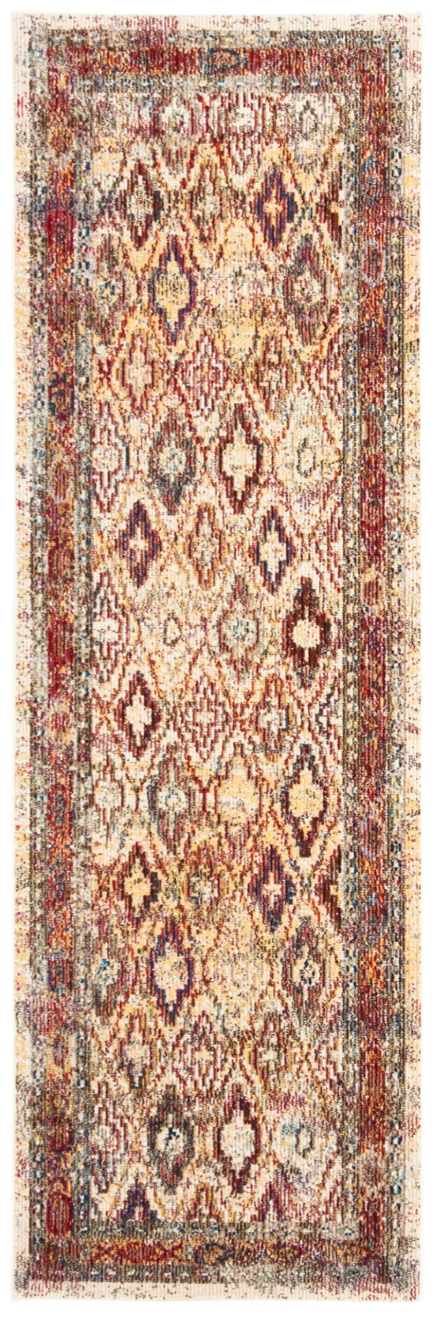 Safavieh Harmony Elegant Area Rug – Timeless Design For Luxurious Living Spaces, Durable & Stylish Décor Cream ,Rose 100% Polypropylene Friese Hmy407b-6