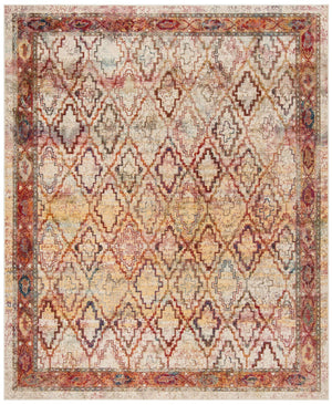 Safavieh Harmony Elegant Area Rug – Timeless Design For Luxurious Living Spaces, Durable & Stylish Décor Cream ,Rose 100% Polypropylene Friese Hmy407b-6