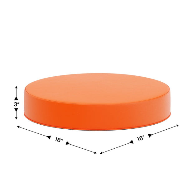 English Elm Kylie 6 Piece Round Floor Cushions for Kids - Durable, Colorful, Lightweight, Easy-Clean Seating! HN-12301-ASST-GG