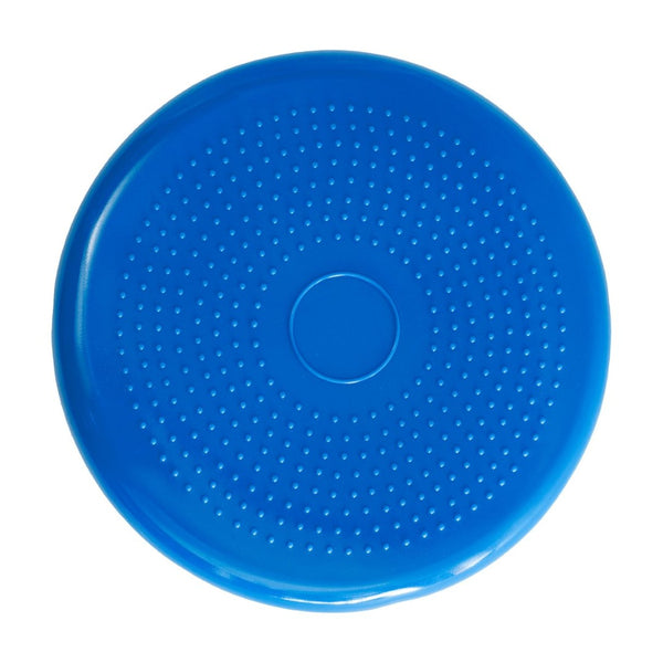 English Elm Alfie Blue 13-Inch Inflatable Wobble Cushion with Dual-Sided Grips for Balance, Focus & Comfort HN-1399-BLU-GG