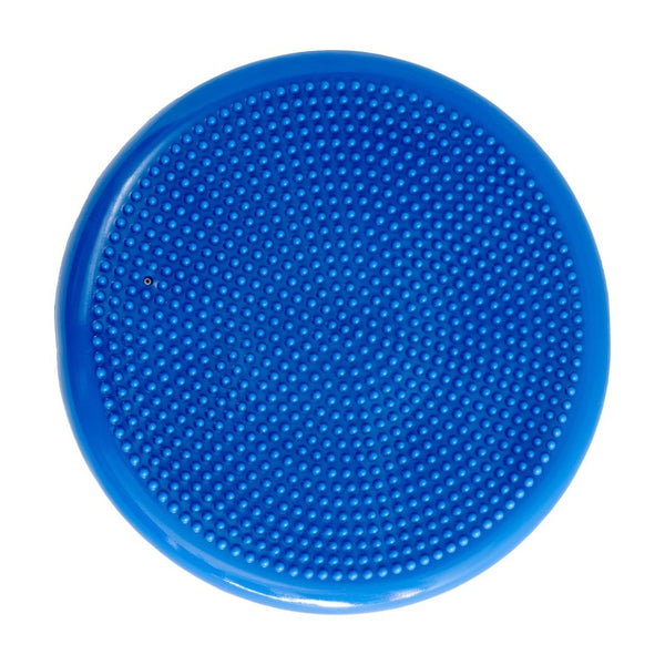 English Elm Alfie Blue 13-Inch Inflatable Wobble Cushion with Dual-Sided Grips for Balance, Focus & Comfort HN-1399-BLU-GG