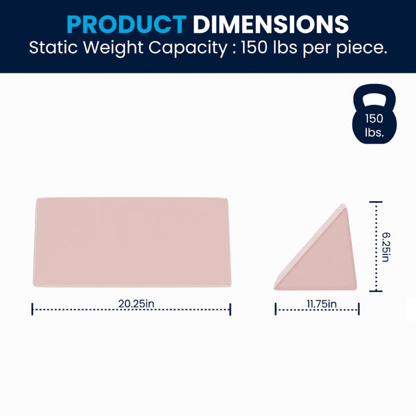 English Elm Marlowe 56" Modular Kids Play Couch - Creative Soft Foam Sofa for Imaginative Play and Comfort Blush HN-23112-BLSH-GG