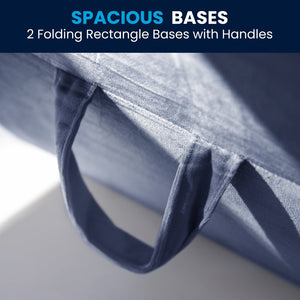 English Elm Marlowe 56" Modular Kids Play Couch - Creative Soft Foam Sofa for Imaginative Play and Comfort Blue HN-23112-BLU-GG