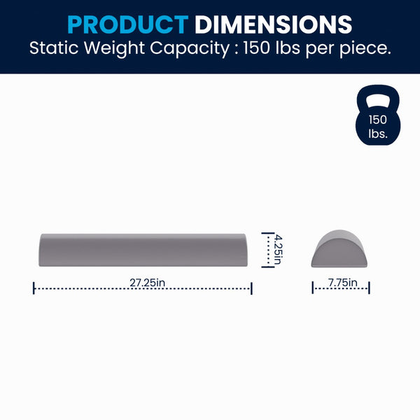 English Elm Marlowe 56" Modular Kids Play Couch - Creative Soft Foam Sofa for Imaginative Play and Comfort Gray HN-23112-GRY-GG