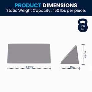 English Elm Marlowe 56" Modular Kids Play Couch - Creative Soft Foam Sofa for Imaginative Play and Comfort Gray HN-23112-GRY-GG
