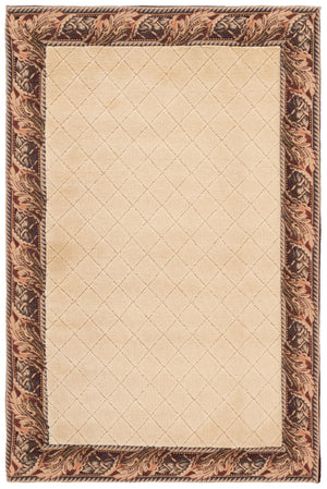 Safavieh Hamilton Exquisite Power Loomed Chenille Accent Rug – Luxurious Floral Design For Timeless Elegance Beige ,Brown Chenille Hn856a-3