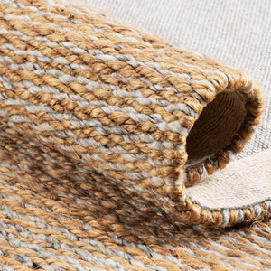 Jaipur Living Kate Lester + Jaipur Living Harman Natural Rosier Modern Global Handmade Indoor Rug Beige 10'x14'