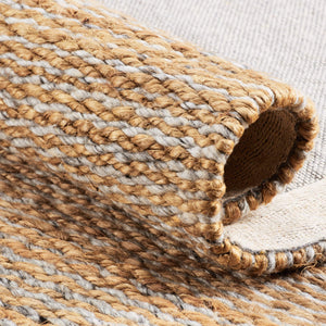 Jaipur Living Kate Lester Jaipur Harman Handwoven Wool Jute Flatweave Accent Rug for Layering RUG153078