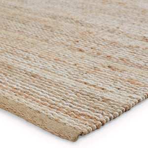Jaipur Living Kate Lester + Jaipur Living Harman Natural Rosier Modern Global Handmade Indoor Rug Beige 10'x14'