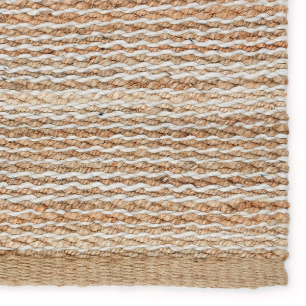 Jaipur Living Kate Lester + Jaipur Living Harman Natural Rosier Modern Global Handmade Indoor Rug Beige 10'x14'