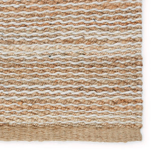 Jaipur Living Harman Natural By Kate Lester Rosier Hnl03 Handwoven Handmade 50% Wool 50% Jute Solids Solid Indoor Rug Beige, Ivory 50% Wool 50% Jute, 100% Cotton Rug153079