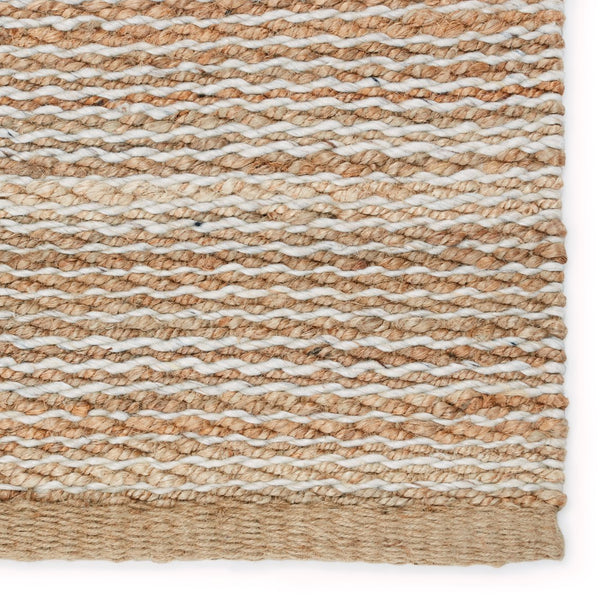Jaipur Living Harman Natural By Kate Lester Rosier Hnl03 Handwoven Handmade 50% Wool 50% Jute Solids Solid Indoor Rug Beige, Ivory 50% Wool 50% Jute, 100% Cotton Rug153079