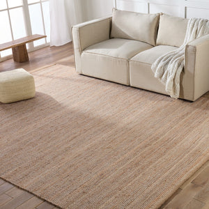 Jaipur Living Kate Lester + Jaipur Living Harman Natural Rosier Modern Global Handmade Indoor Rug Beige 10'x14'