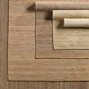 Jaipur Living Harman Natural By Kate Lester Rosier Hnl03 Handwoven Handmade 50% Wool 50% Jute Solids Solid Indoor Rug Beige, Ivory 50% Wool 50% Jute, 100% Cotton Rug153079