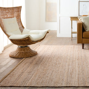 Jaipur Living Kate Lester + Jaipur Living Harman Natural Rosier Modern Global Handmade Indoor Rug Beige 10'x14'