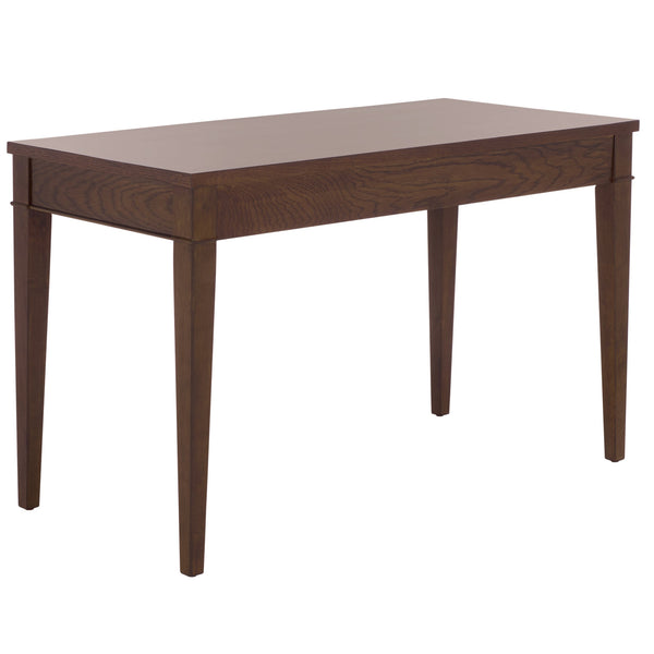 Safavieh Amila Compact Writing Desk With Single Drawer Oak Veneer And Rubberwood Legs For Home Office HO0150