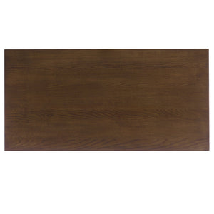 Safavieh Amila Compact Writing Desk With Single Drawer Oak Veneer And Rubberwood Legs For Home Office HO0150