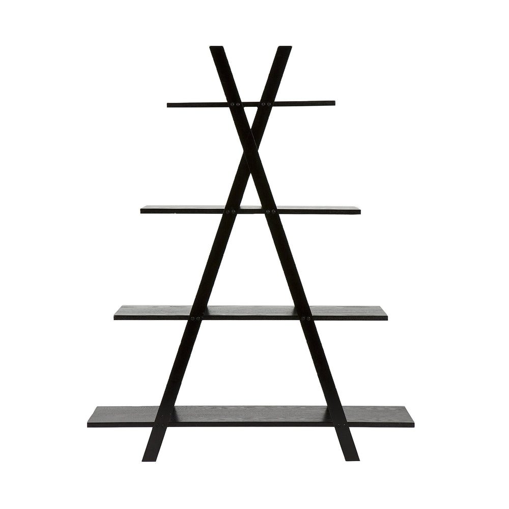 Safavieh X Etagere Bookcase With Iron Frame And Birch Veneer Shelves For Modern Home Display HO0911
