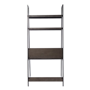 Safavieh Lizvan Industrial Ladder Desk With Qi Charging Shelves And Drawer For Small Spaces HO1133637