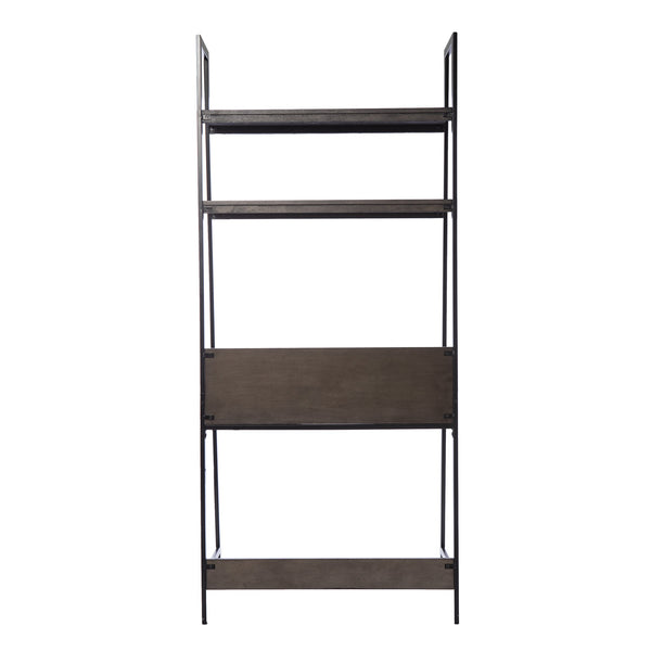 Safavieh Lizvan Industrial Ladder Desk With Qi Charging Shelves And Drawer For Small Spaces HO1133637