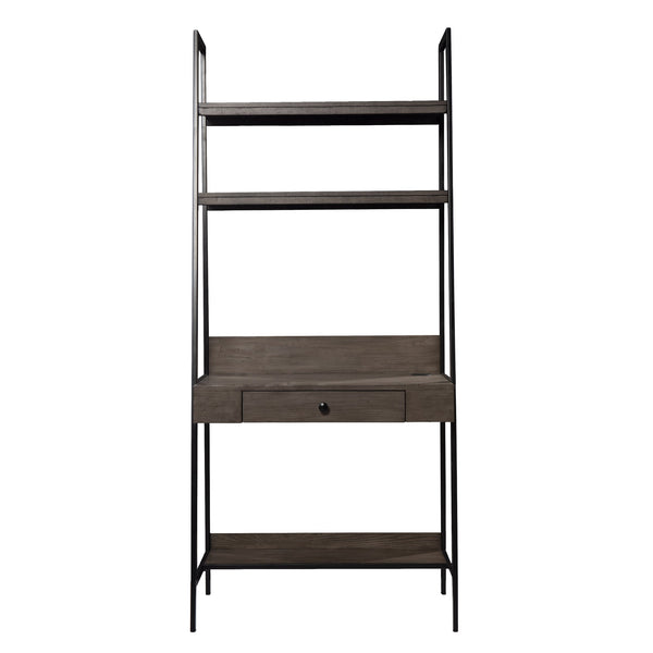 Safavieh Lizvan Industrial Ladder Desk With Qi Charging Shelves And Drawer For Small Spaces HO1133637