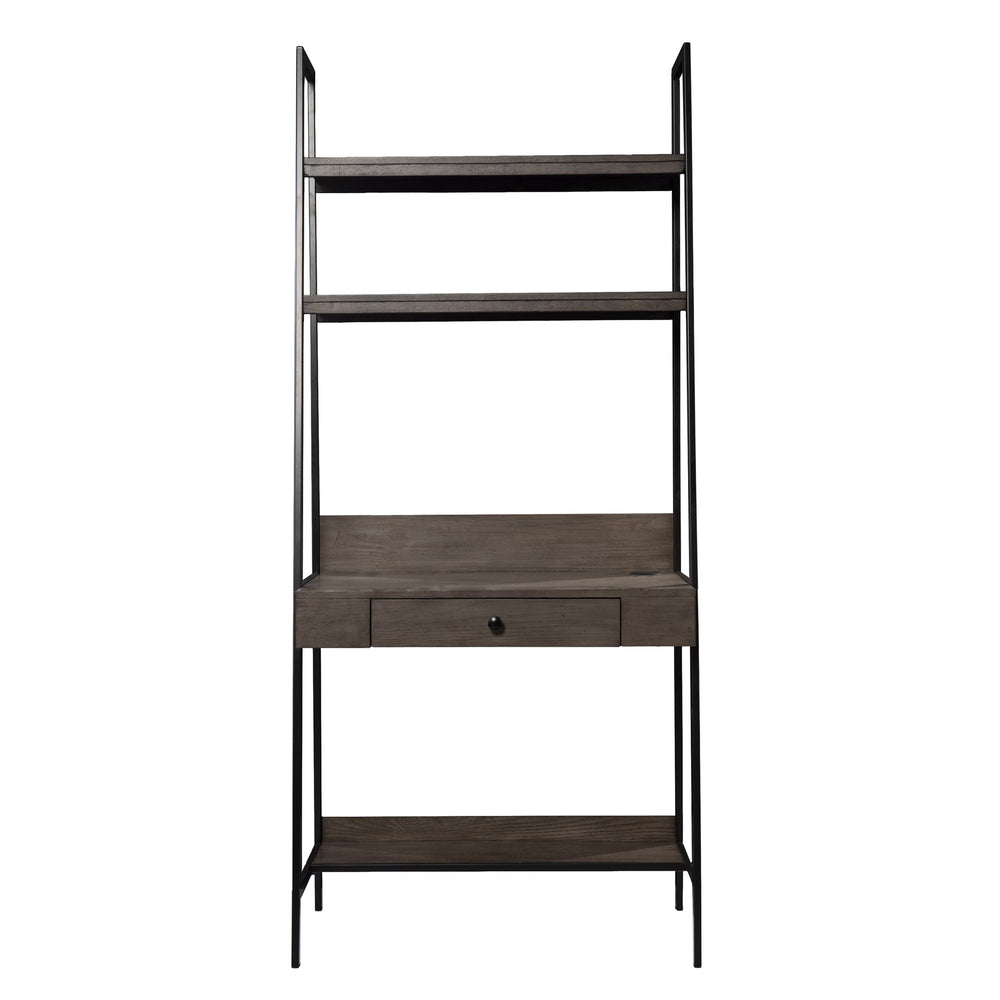 Safavieh Lizvan Industrial Ladder Desk With Qi Charging Shelves And Drawer For Small Spaces HO1133637