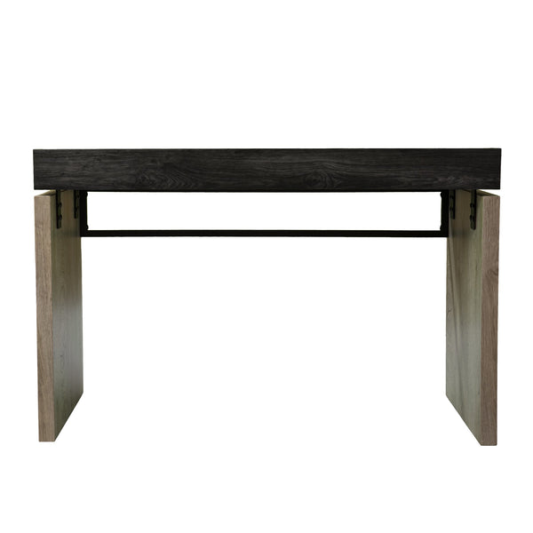 Safavieh Hapsford Two Tone Farmhouse Writing Desk Compact Mdf Top For Home Office Or Apartment HO1142637