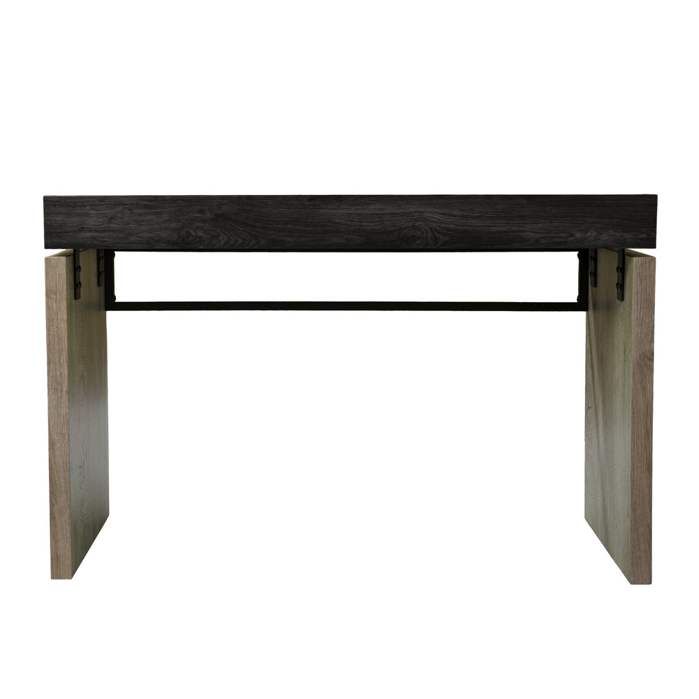 Safavieh Hapsford Two Tone Farmhouse Writing Desk Compact Mdf Top For Home Office Or Apartment HO1142637