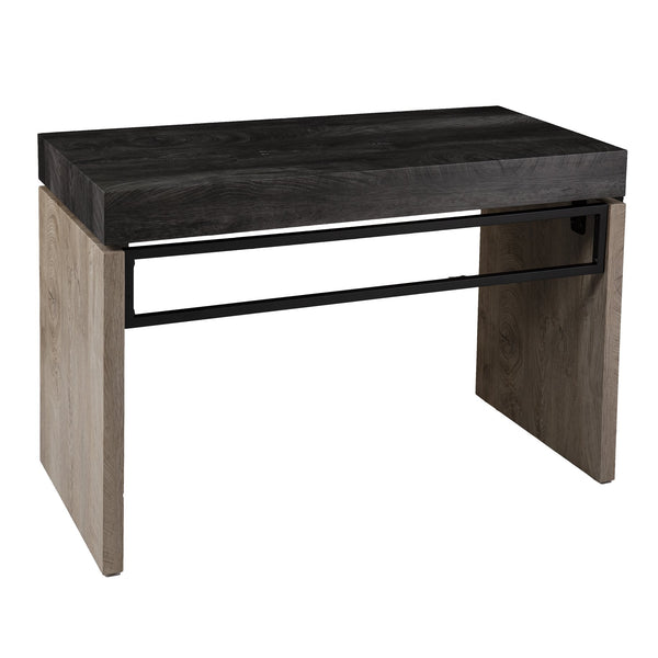 Safavieh Hapsford Two Tone Farmhouse Writing Desk Compact Mdf Top For Home Office Or Apartment HO1142637