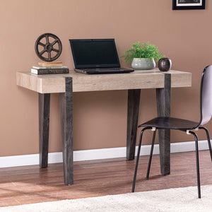Safavieh Ayleston Two-Tone Industrial Mdf Desk For Small Home Office Or Study Nook With Iron Accents HO1143937