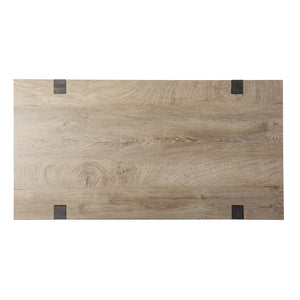 Safavieh Ayleston Two-Tone Industrial Mdf Desk For Small Home Office Or Study Nook With Iron Accents HO1143937