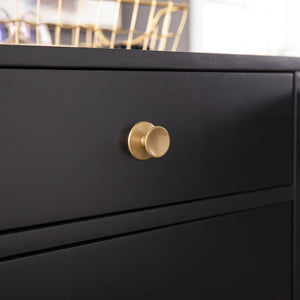 Safavieh Holly Martin Helston Writing Desk With Gold Hardware And Spacious Mdf Top For Home Office HO1221737