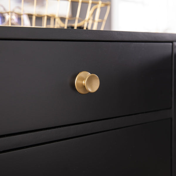 Safavieh Holly Martin Helston Writing Desk With Gold Hardware And Spacious Mdf Top For Home Office HO1221737
