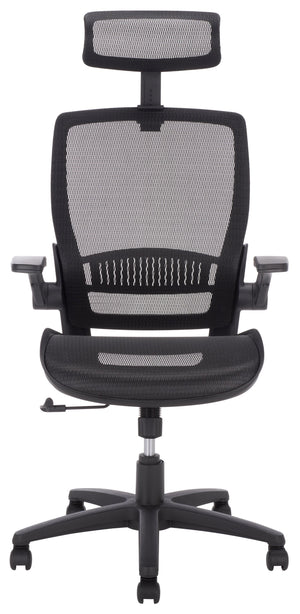 Safavieh Abby Ergonomic Office Chair With Padded Foam Seat Tilt Recline And Lumbar Back Support HO380001