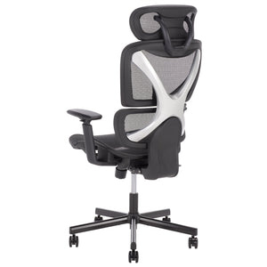 Safavieh Joanna Ergonomic Height Adjustable Office Chair With Contoured Seat And Modern Matte Frame HO380101