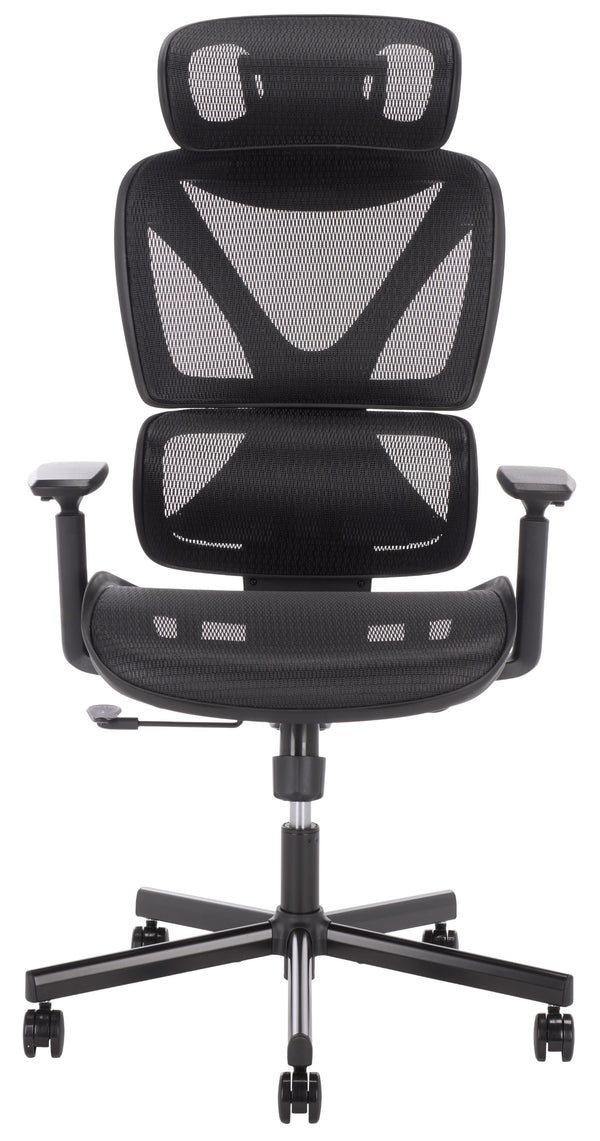 Safavieh Joanna Ergonomic Height Adjustable Office Chair With Contoured Seat And Modern Matte Frame HO380101