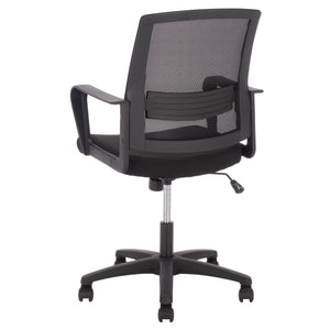 Safavieh Christine Ergonomic Office Chair Foam Cushioned Compact Seat For Modern Home Workspace HO380501