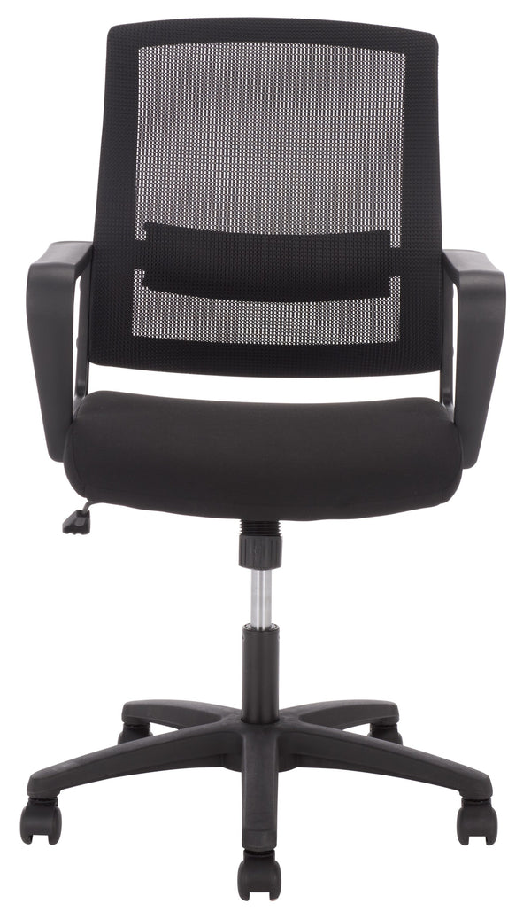 Safavieh Christine Ergonomic Office Chair Foam Cushioned Compact Seat For Modern Home Workspace HO380501