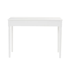 Safavieh Writing Desk With 2 Drawers Carved Spindle Legs Cottage Chic Home Office WHITE HO8800
